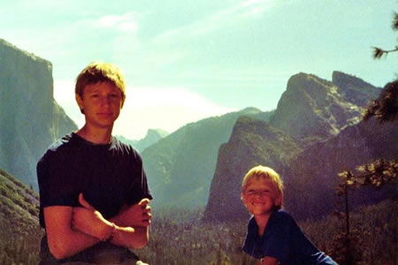Justin Sytsma and Adam Mitchell, Yosemite, California, USA.